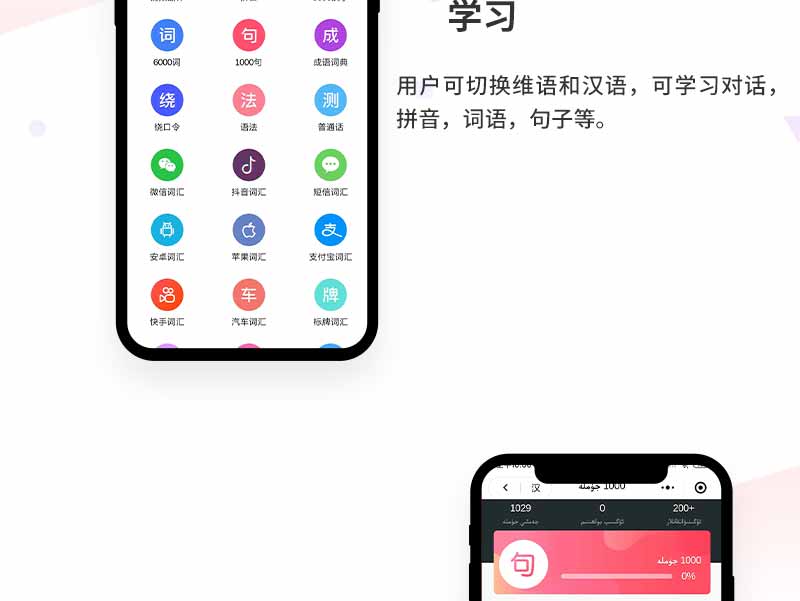 语言类小程序开发