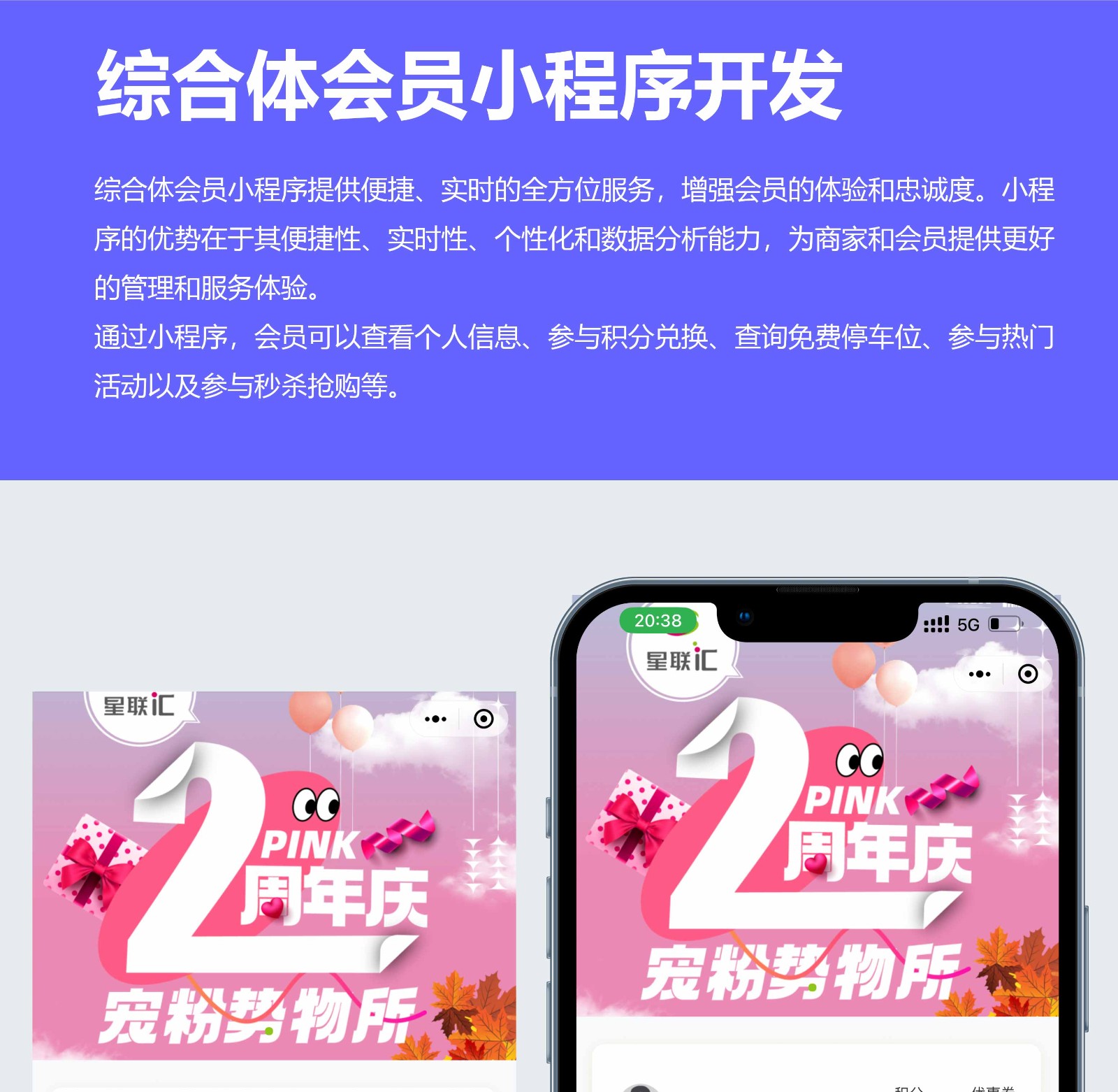 综合体会员小程序开发